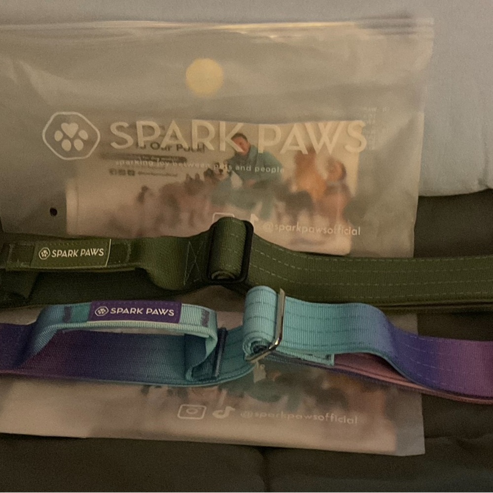 Spark Paws Tactical Dog Collar Green(medium)…only green is left - Picture 9 of 10